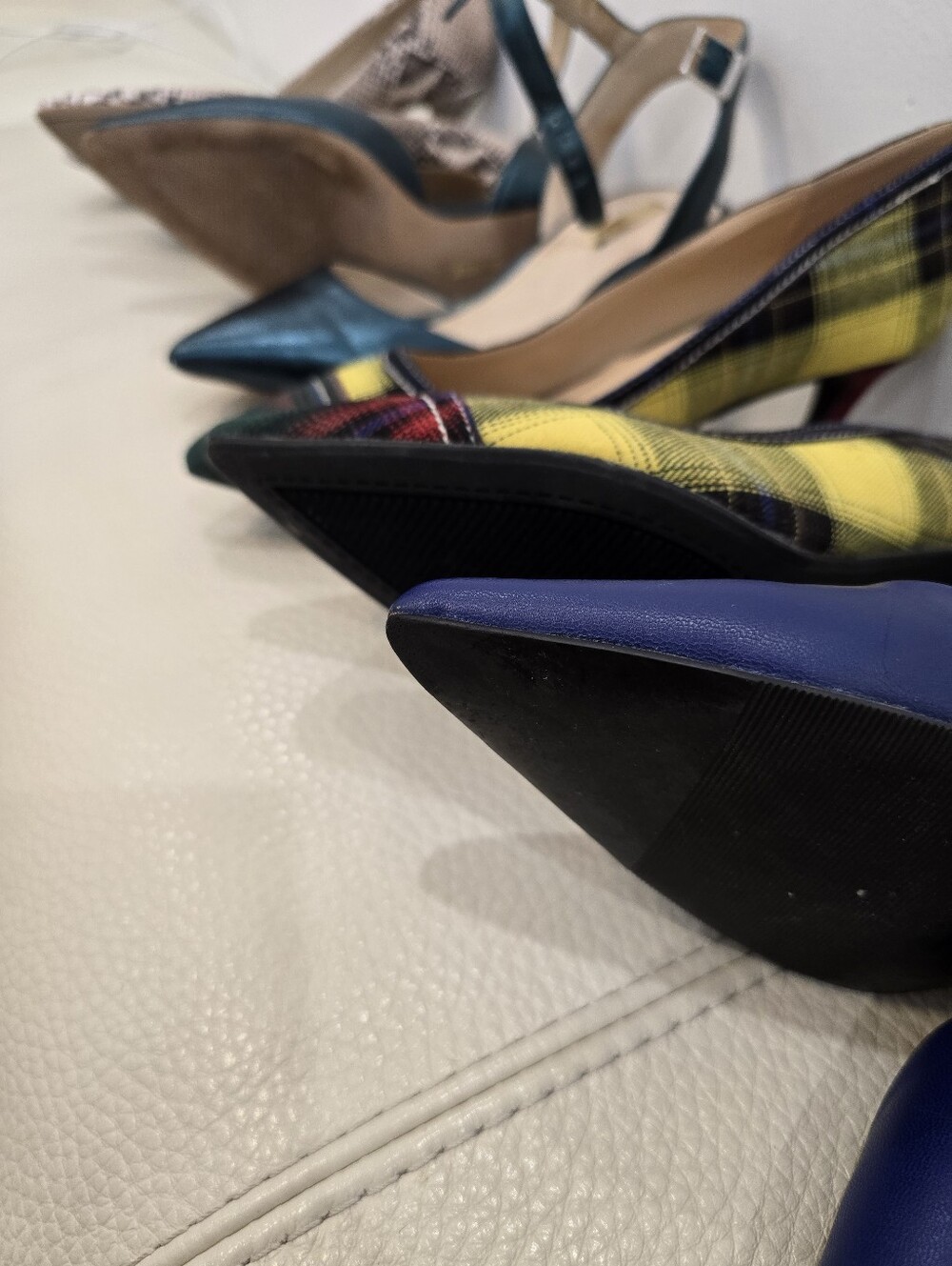LOT 7 SHOES Pumps Heels Pointed-Toe Slingback Size 8.5 - Picture 10 of 14